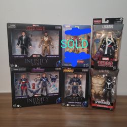 Marvel Legends Infinity Saga Iron Man Spiderman Captain America Figure Bundle 


