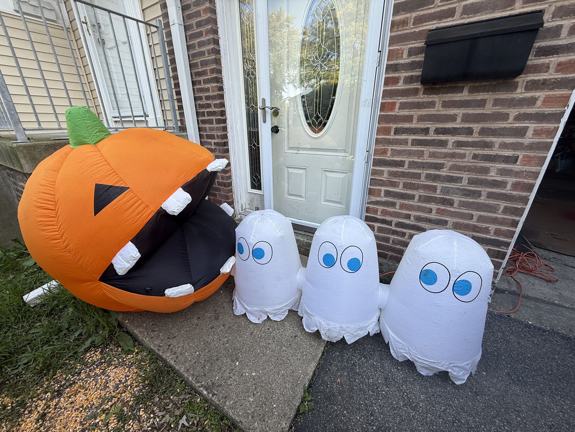 Inflatable Pumpkin hollow 8ft Long