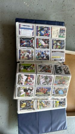 Free binder of football cards