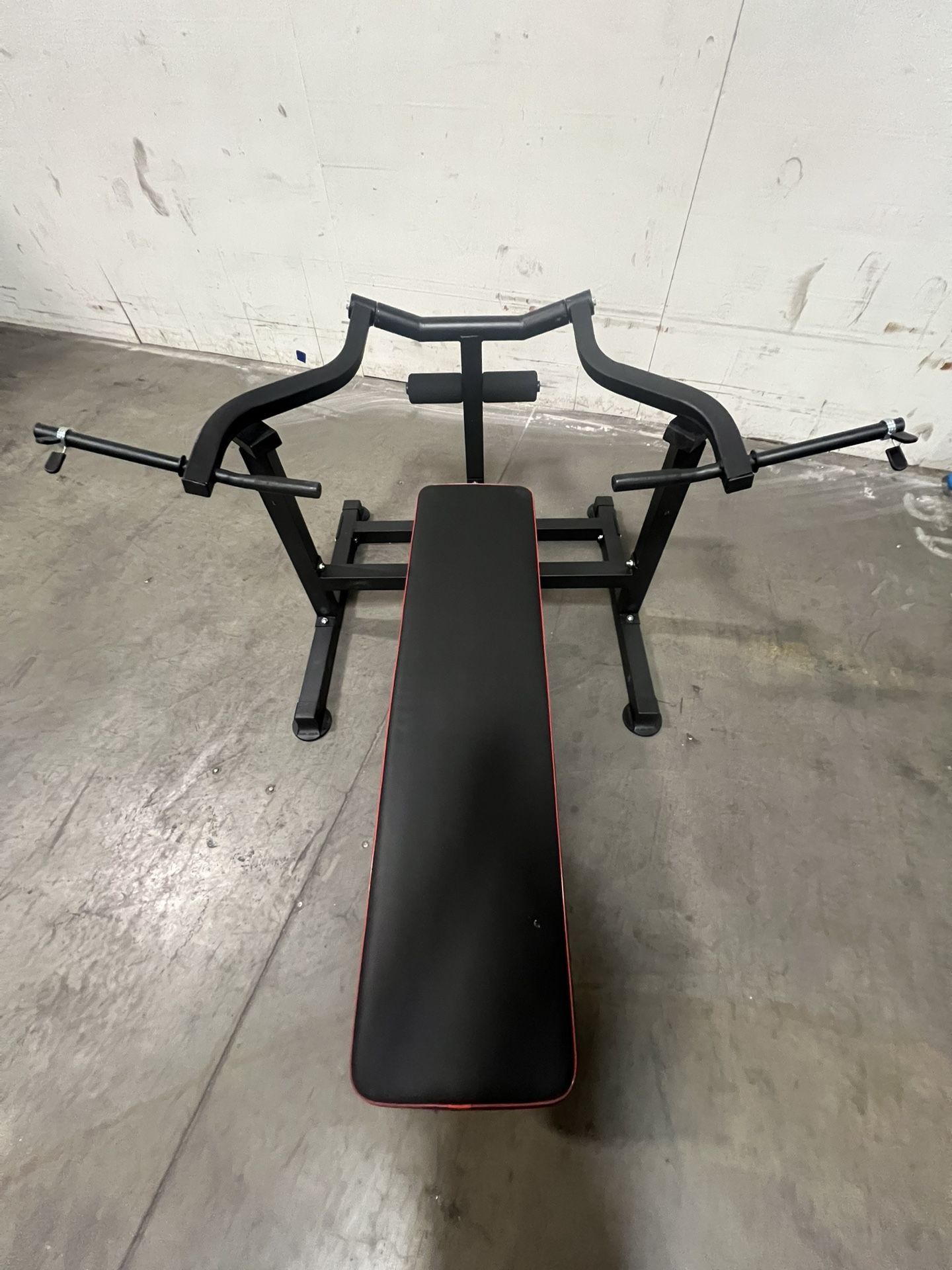 $125.00. Bench Press Set Chest Press Machine with Independent Converging Arms and Dumbbell Rack