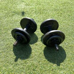 Adjustable Dumbbells Weights Set Of 2 Dumbbell 