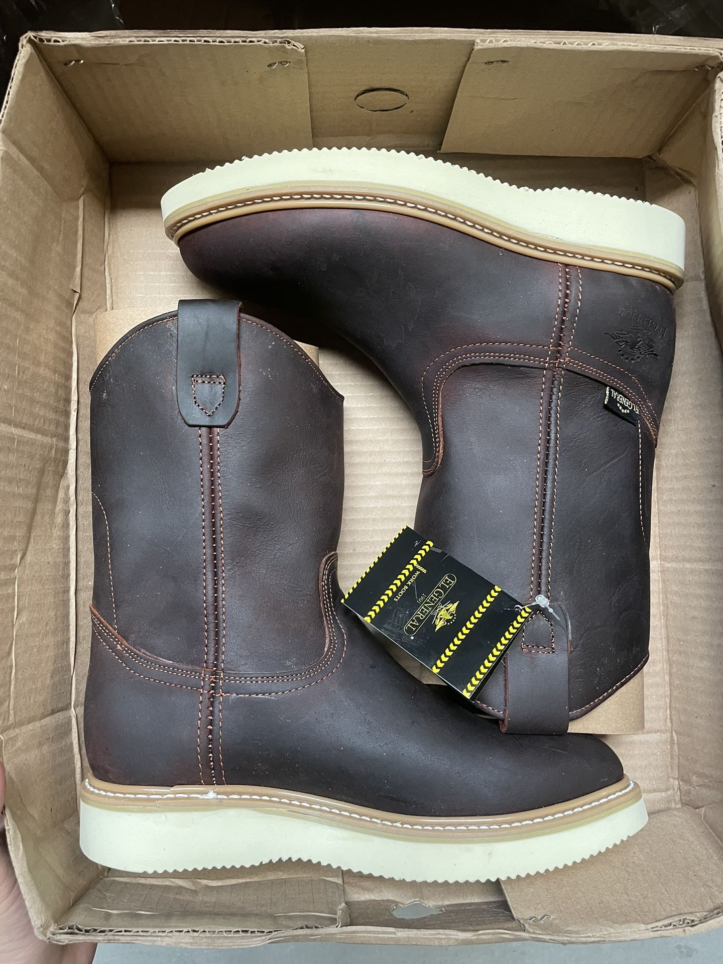El General Work Boots Size 6 12