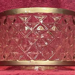 Vintage Yankee Candle Langham Large Jar Shade (some flaws see photos) RARE! HTF!