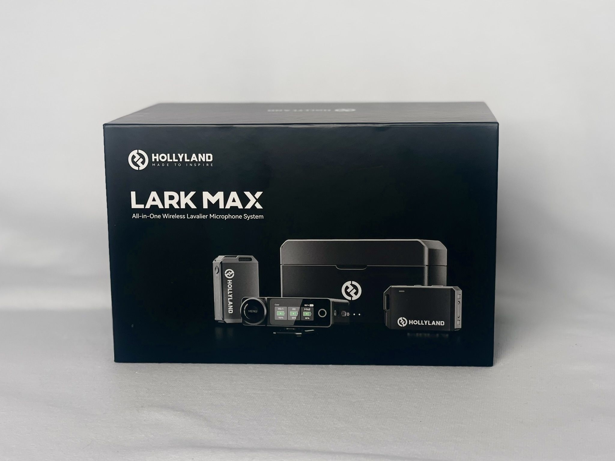 Hollyland Lark Max Duo Wireless Lavalier Microphone System DSLR IPhone Android