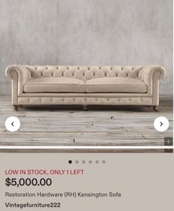 Restoration Hardware couch