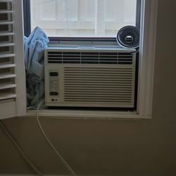 AC Window Unit And Fan