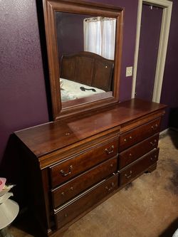 dresser & bed frame