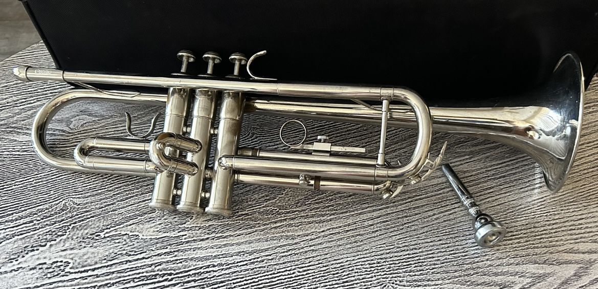 Trumpet with carry case, complete with mouthpiece- Low Price. $55