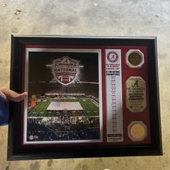  2012 Alabama National Championships Gold Coins And Photo