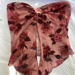 2 Piece Floral Skirt Set 