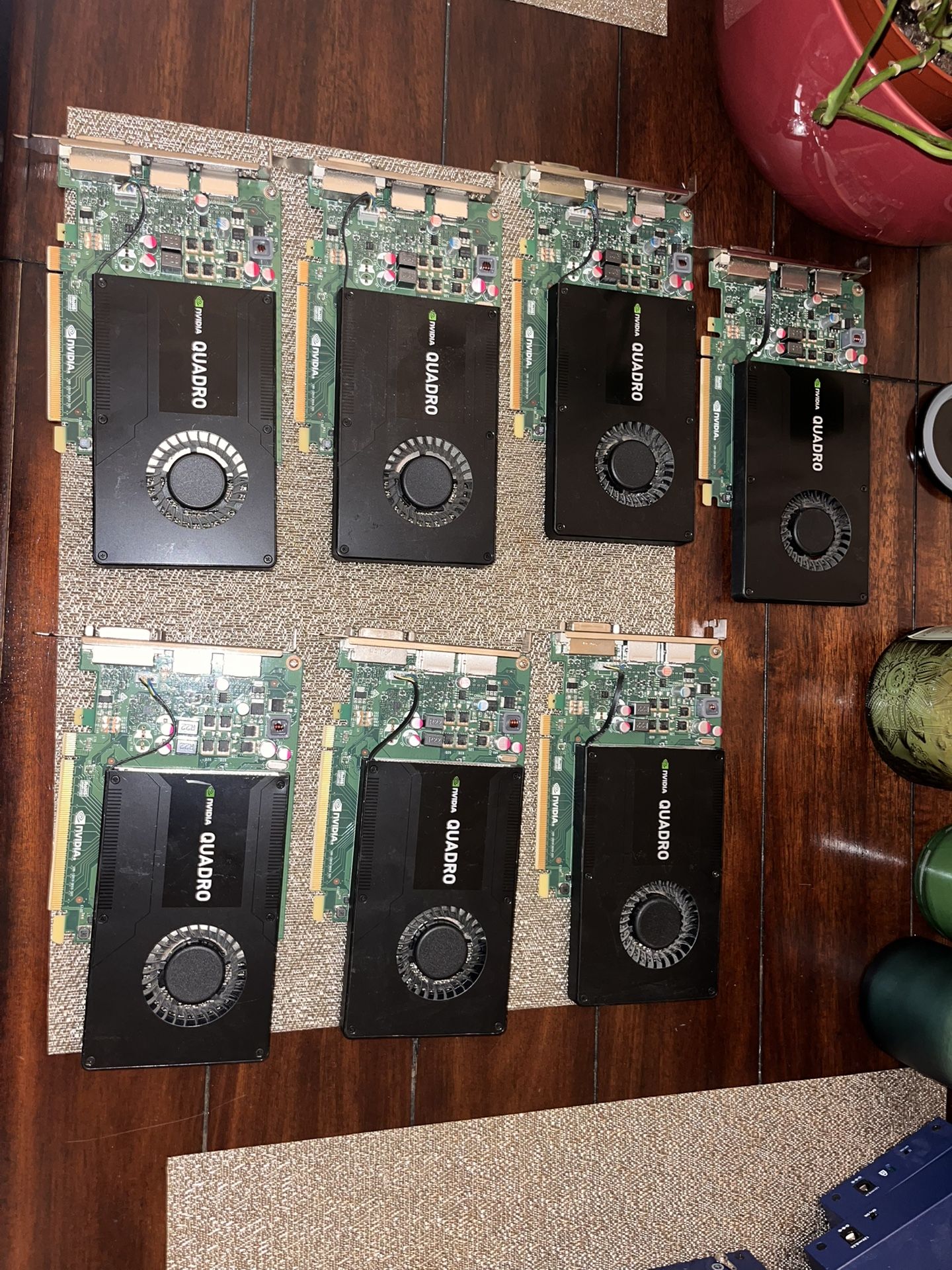 Lot of 8 Graphics Cards and Other Assorted Electronics