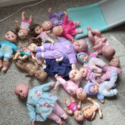 18 Assorted Baby Dolls