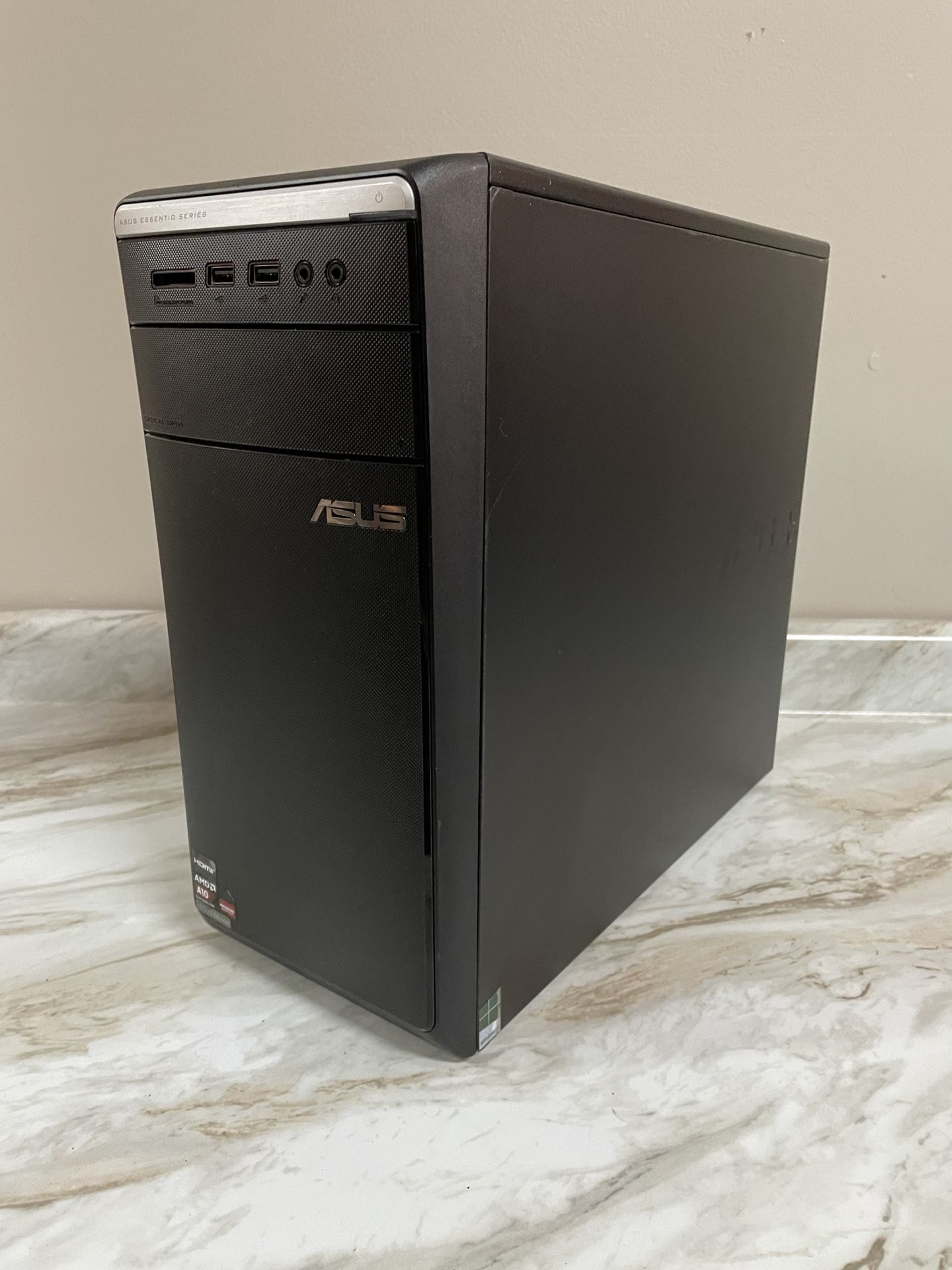 ASUS Desktop PC | AMD A10-6700 3.70GHZ | 256GB SSD + 500GB HDD | 8GB RAM | W10 Home