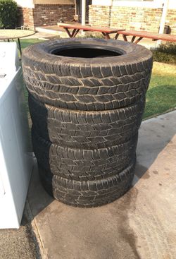 4 large tires
