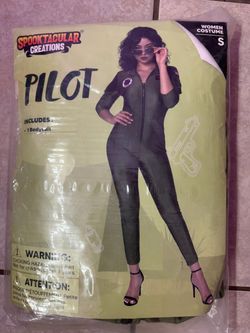 Spooktacular Creations Women's Pilot Costume Size S