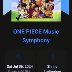 ONE PIECE ORCHESTRA - ANIME EXPO (SOLD OUT)