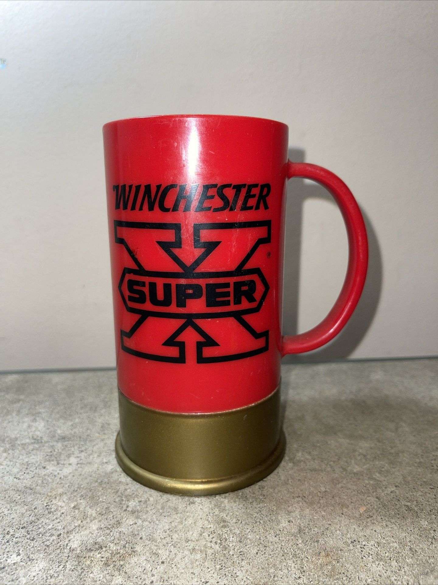 VTG Winchester Super X Big Shot Shotgun Shell Cup/Mug USA 16oz