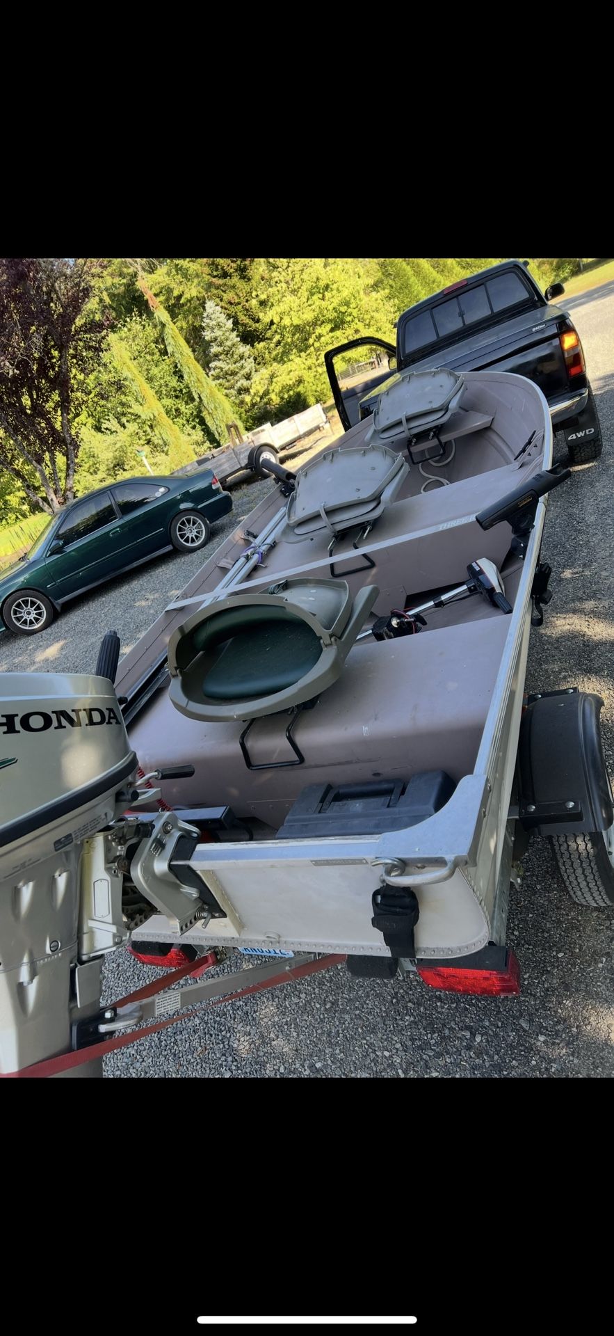 12ft Aluminum Smoker Craft Boat
