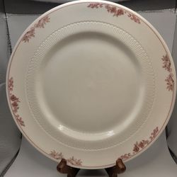 Syracuse China Syralite Embossed Floral Border 10.75" Serving Plate 13-D