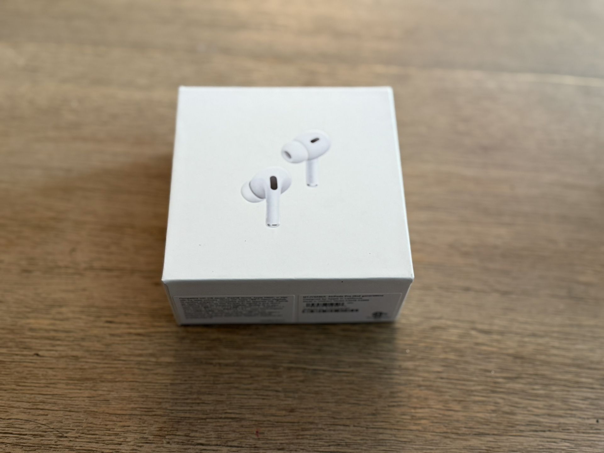 The Apple AirPods Pro (2nd Generation) are a set of in-ear canal bud style headphones designed by Apple. These wireless Bluetooth earbuds come in a sl