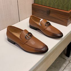 Gucci GG Men’s Leather Shoes With Box 2026 New 