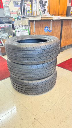275-60R20 one time used 3 new tires for