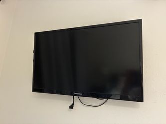 32” Hisense tv with wall mount