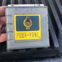 Vintage Craftsman Power Panel 