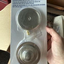 Brushed Nickel Unit-lift Bath Waste Conversion Kit