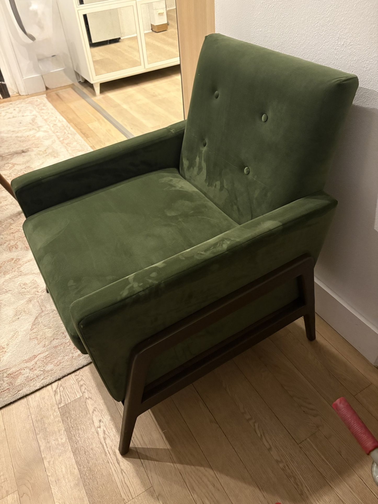 Joybird Accent Chair With Free Ottoman