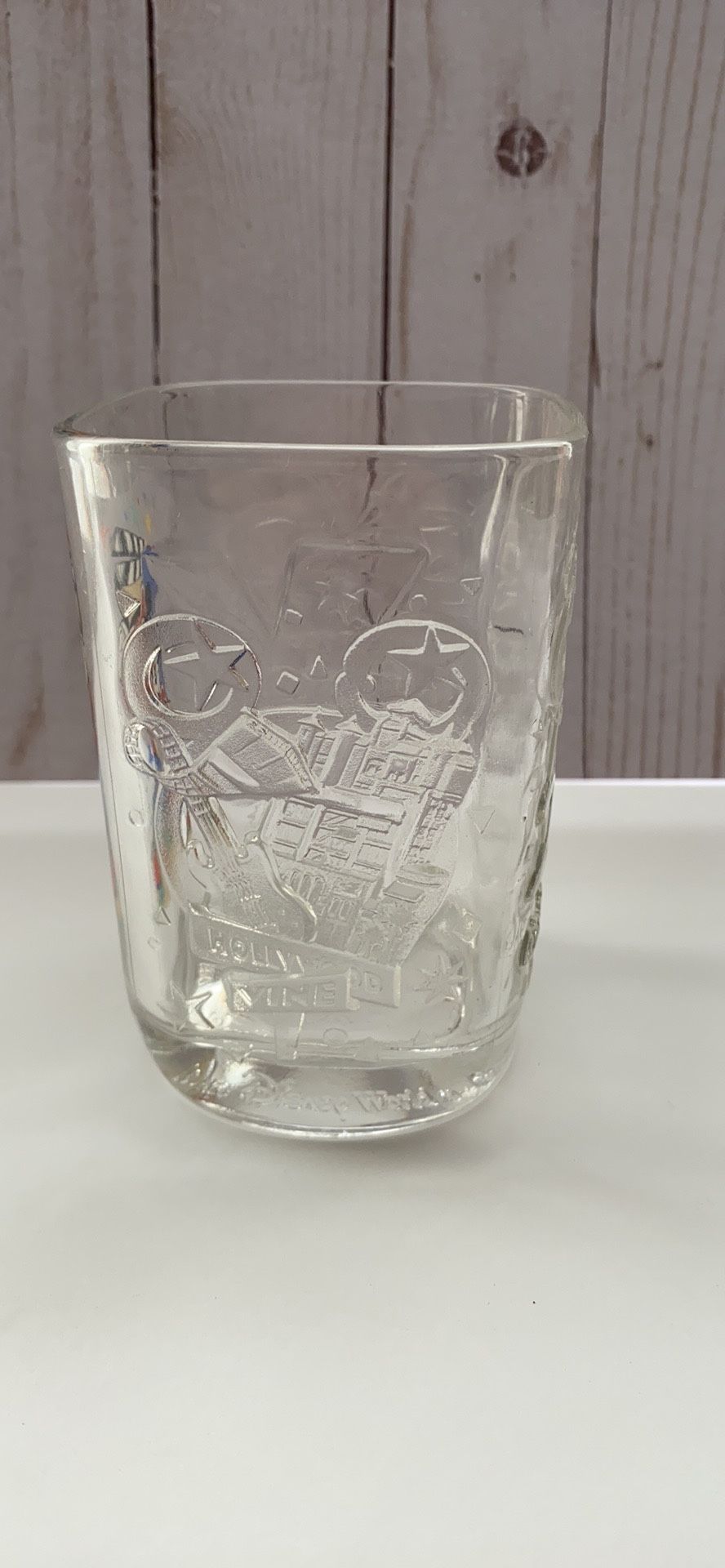 Y2K 2000 Walt Disney World studios Mickey Mouse glass