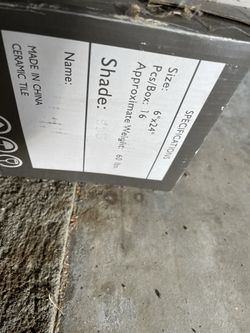 Gorgeous Ceramic Tile For Sale!!