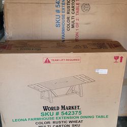 Worlds Market Farmhouse Dinning Table 
