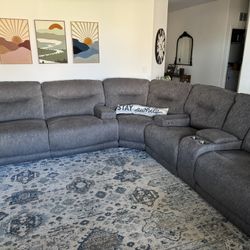 Power Reclining Sectional Sofa