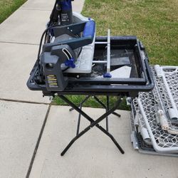 Kobalt Wet Tile Saw With Stand