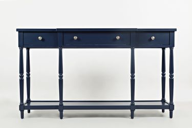 Stately Navy Home Console