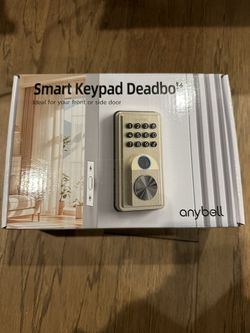 Smart Door Lock, ANYBELL Fingerprint Door Lock Keyless Entry with Electronic Keypad Deadbolt, App Control, Auto Lock, Biometric Lock for Front Door