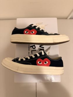 Converse Chuck Taylor All-Star 70s Hi Comme des Garcons PLAY Black Size 7.5 Men