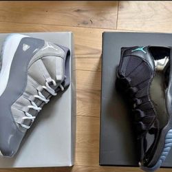 Gamma Blues , And Cool Grey 11 Size 9.5