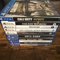 Ps5/Ps4 game Bundle