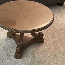 Round Wooden coffee Table 
