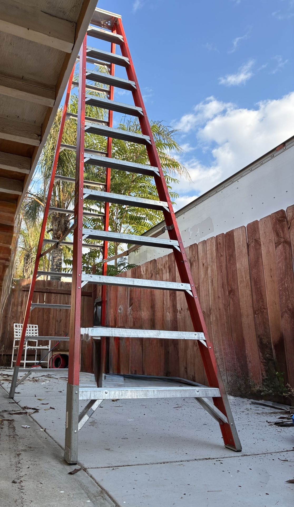 Large 12 Foot Werner ladder