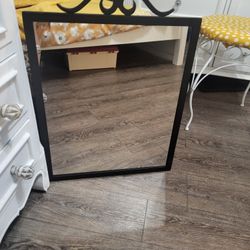 Black Hanging Mirror 🪞 16x20 Iron Great For A Vanity Desk Or Table 