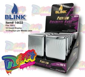Blink Premium Cigarette Case 100's Premium Steel Case 12 Count
