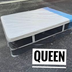 Queen Mattress Set Plush PillowTop – Brand New –  Same Day Delivery Available 🚚