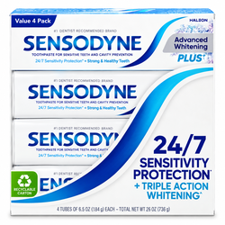 Sensodyne Advanced Whitening Toothpaste 4-Pack - EXP 03/2029