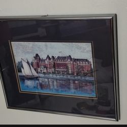 BETTY VESTUTO ARTWORK - FRAMED/ MATTED PRINT 13"×11"