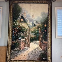 Thomas Kincaid Hidden Cottage II Wall Tapestry
