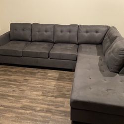 Sectional Sofa Set With Ottoman 