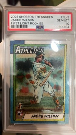 2025 shoebox treasure Jacob Wilson rookie